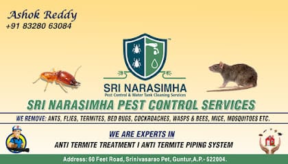 Sri Narasimha Pest Control Service - Termite Control I Cockroach Control I Mosquito Control in Guntur & Vijayawada business photograph