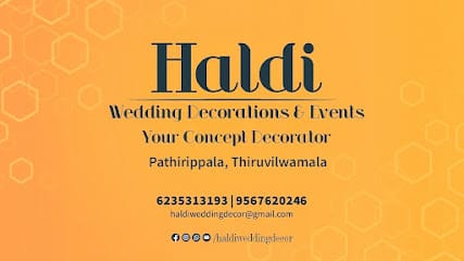 haldi weddings decorations & events business photograph
