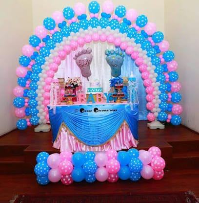 balloon decoration ,birthday party organizer, event organiser, baby shower decor, decor by akki business photograph