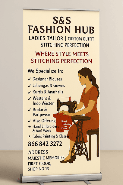 S&S Fashion Hub. Ladies Tailor ok( stitching, zari work, and fabric paintin,g classes business photograph