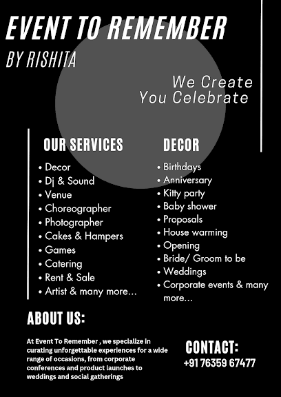 Event To Remember business photograph