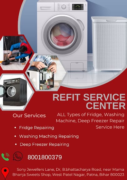 Refit Services || Best Washing Machine, Fridge, Microwave Repair & Service in Patna business photograph