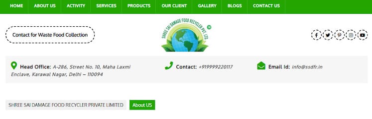Shree Sai Damage Food Recycler Pvt. Ltd. business photograph