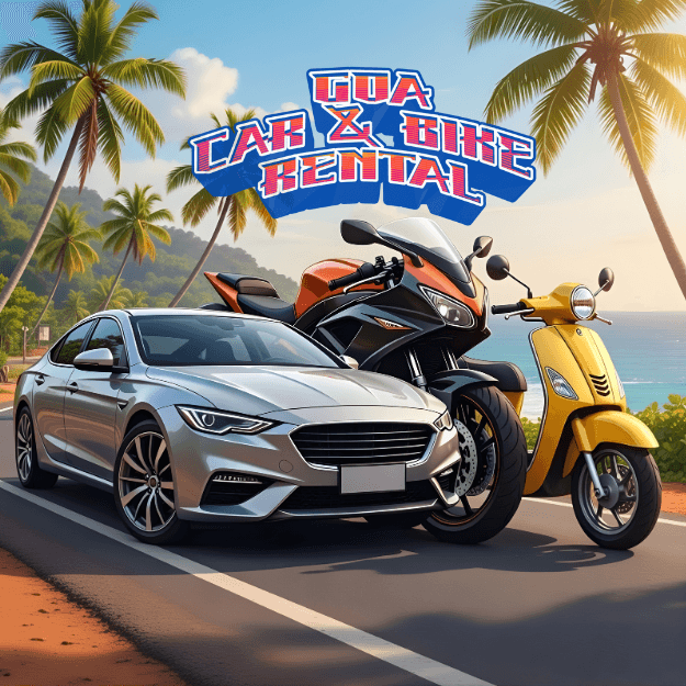 Goa car and bike rent margao railway station business photograph
