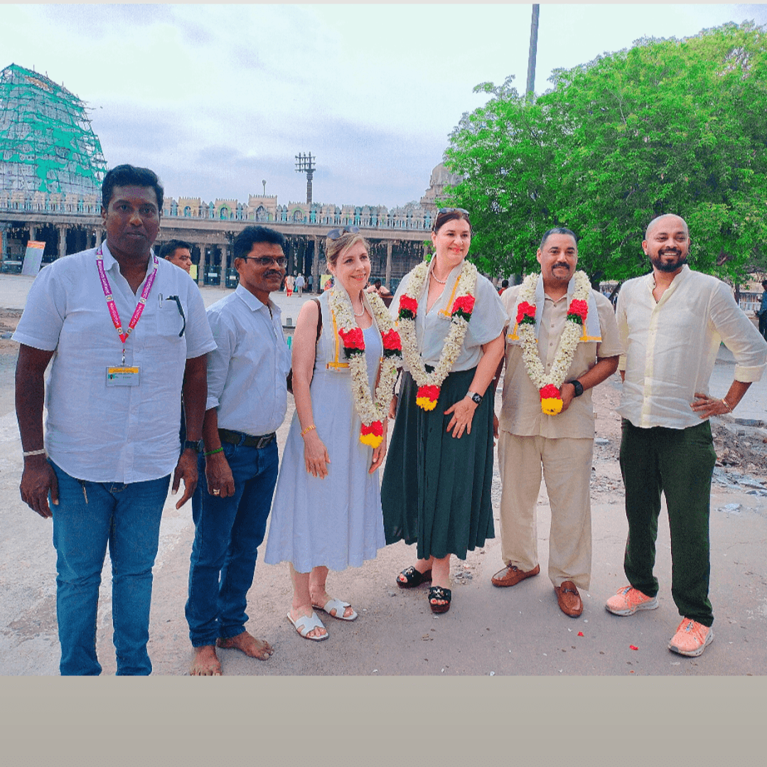 Mamallapuram Tamilnadu tourism government approved guide English and French business photograph