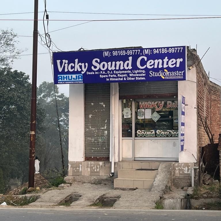 Vicky sound center Himachal business photograph