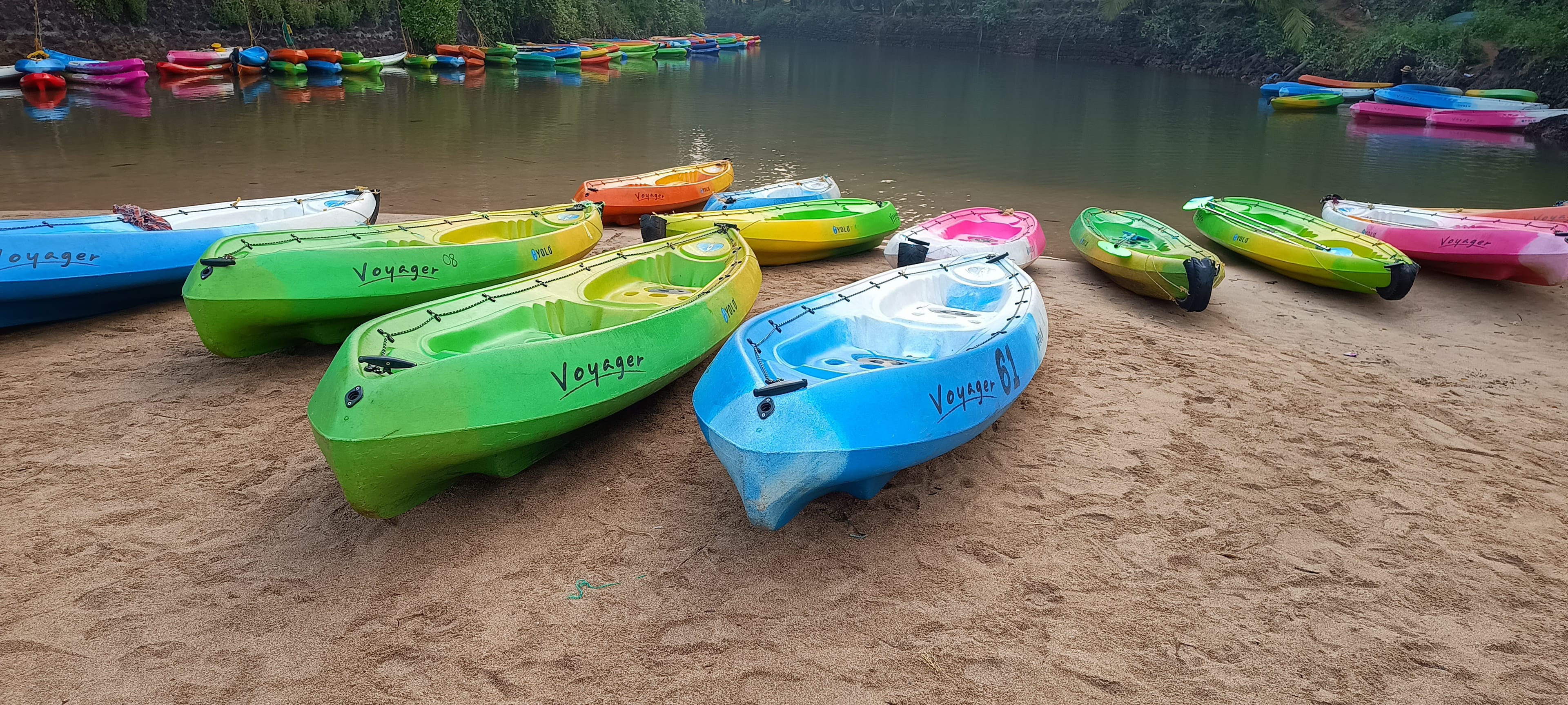 Cola beach kayaking - Gyanvi kayaking service business photograph