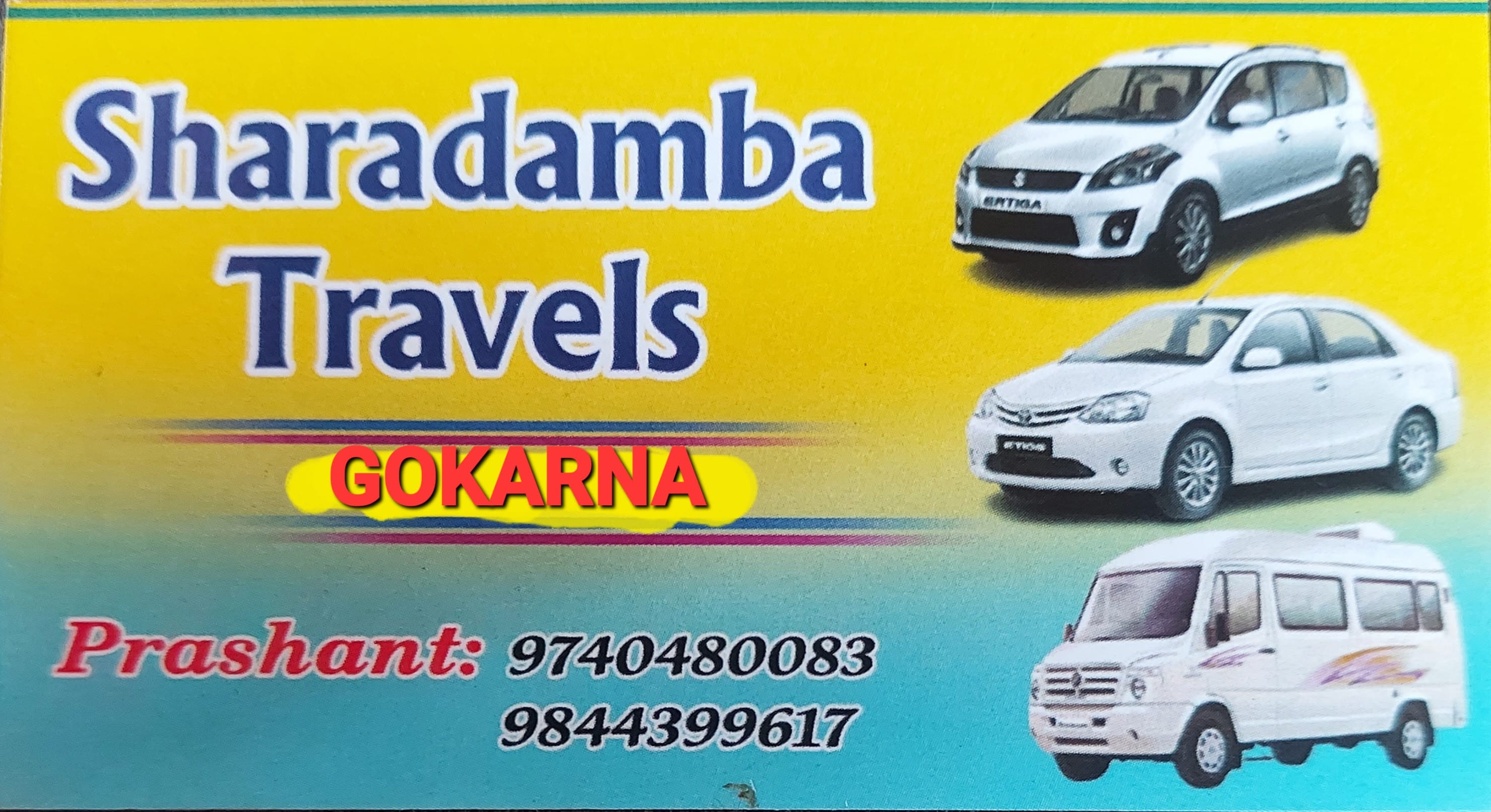 SHARADAMBA CABS AND SELF DRIVE CARS & TOURS ,TRAVELS business photograph