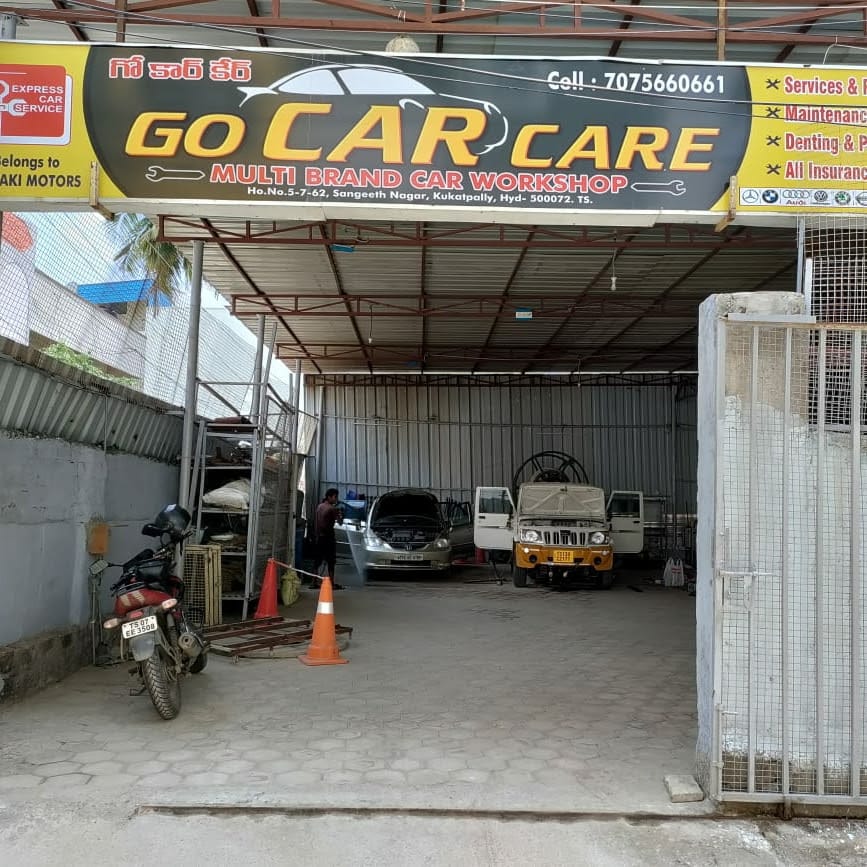 Go Car Care car mechanic Car Painting Car repair Tata Hyundai Mahindra Maruti car service center Hyderabad Secunderabad business photograph