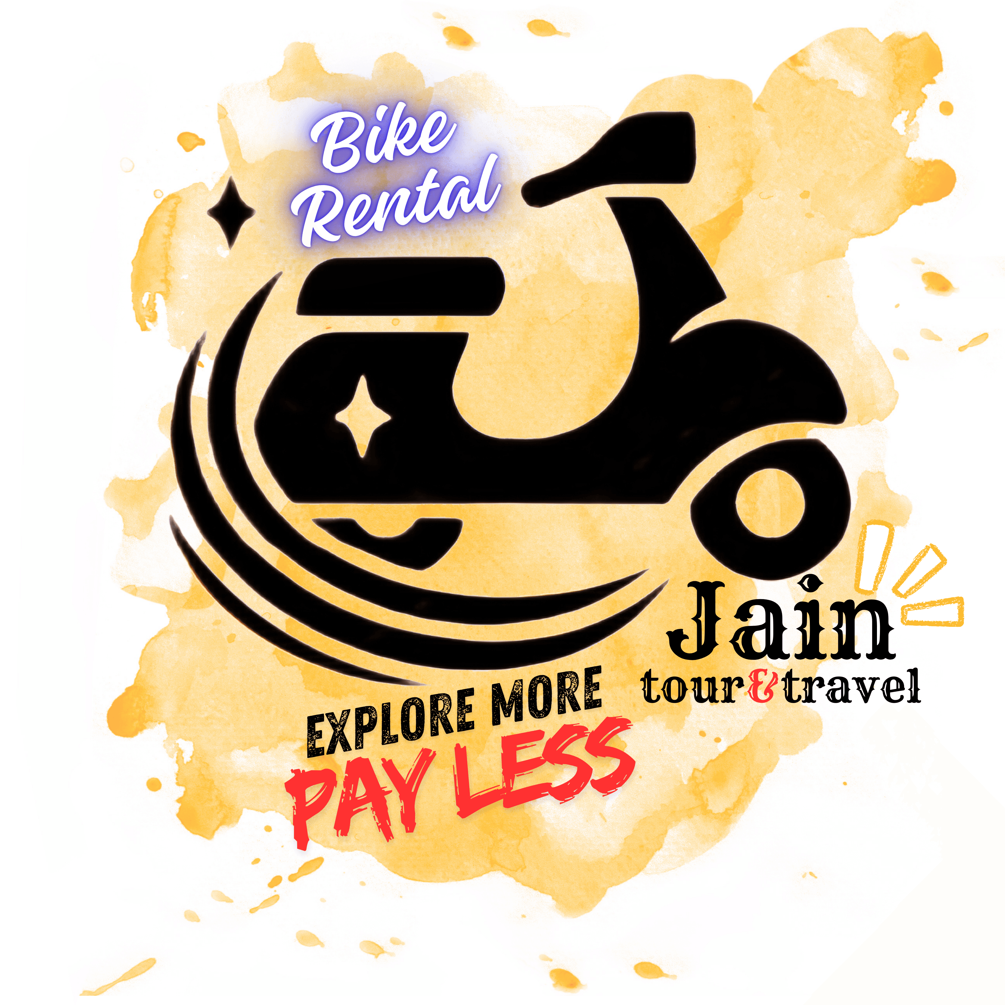 jain tour and travel ( special bike on rent ) business photograph