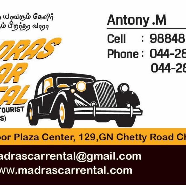 madras car rental business photograph