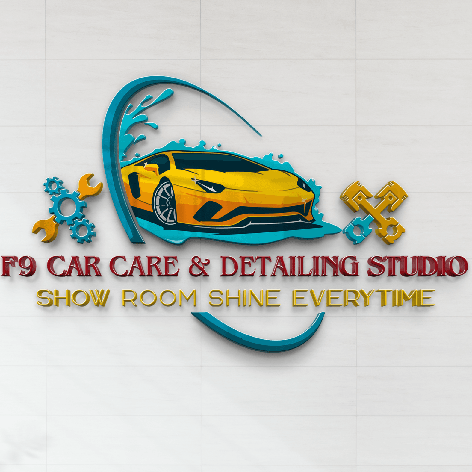 F9 CAR WASH, CAR DENTING PAINTING, CAR MECHANIC, CAR REPAIR business photograph