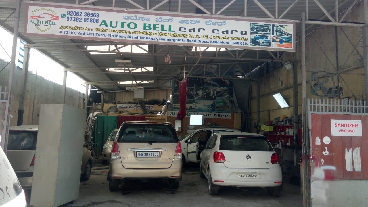 Auto Bell Car Care tinkering and painting business photograph