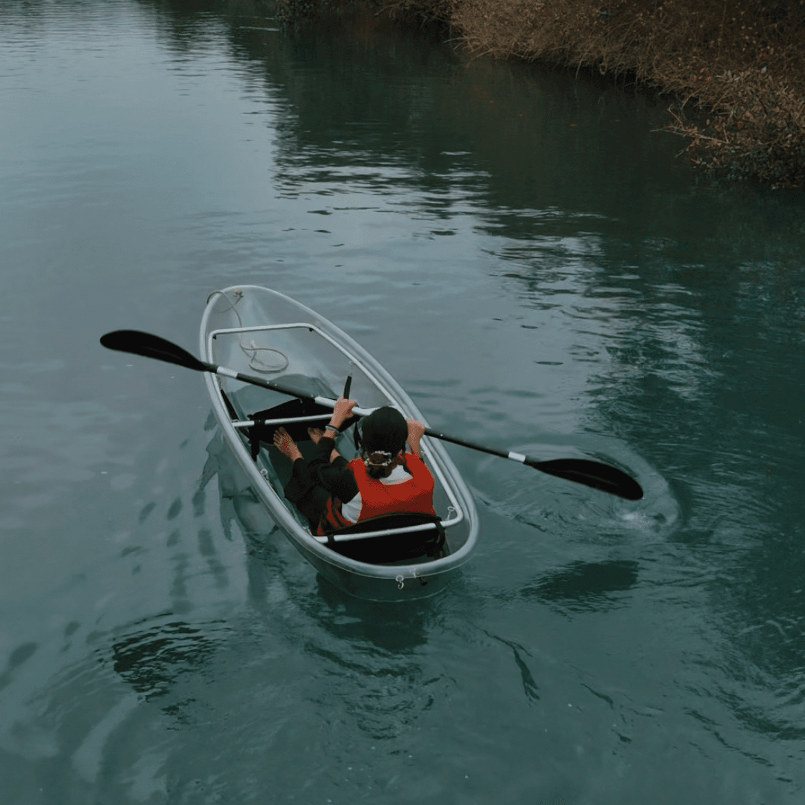 Baga Transparent Kayaking business photograph