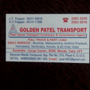 Golden Patel Transport business photograph
