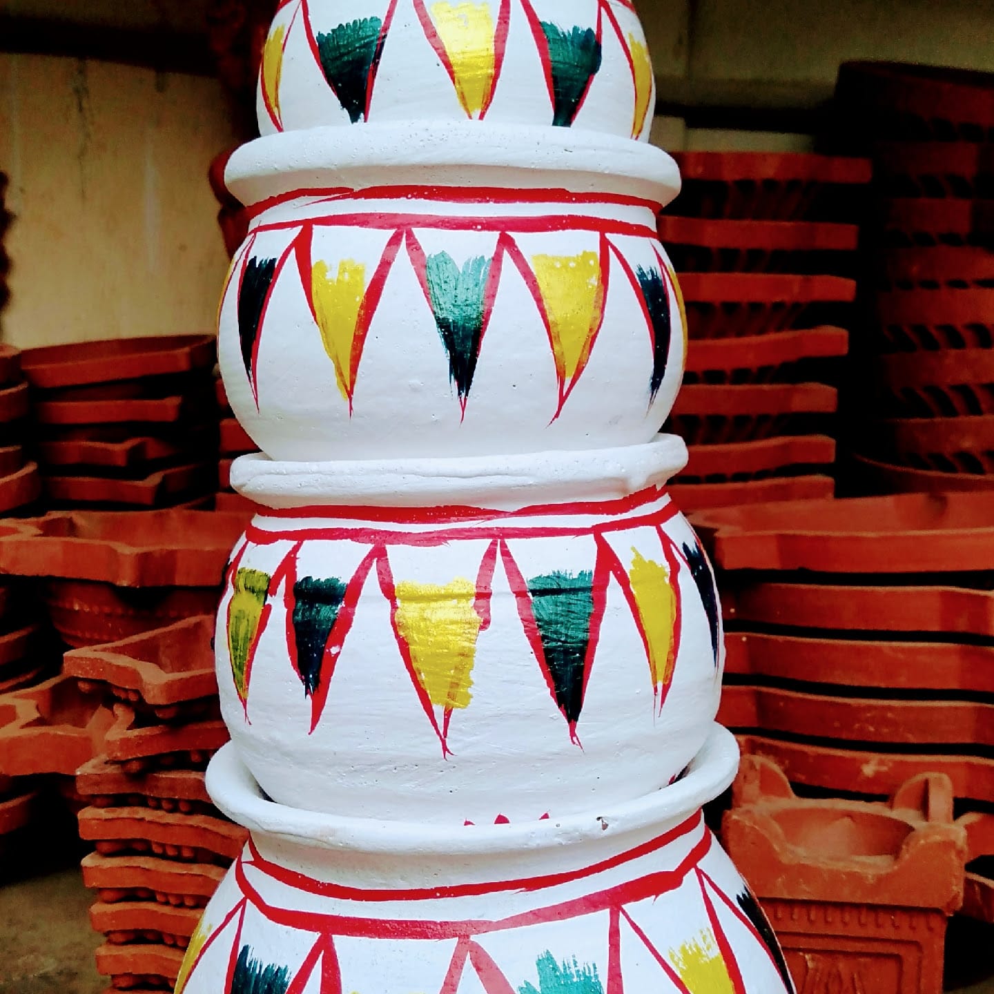 clay Deepam & pots wholesale & Retail business photograph