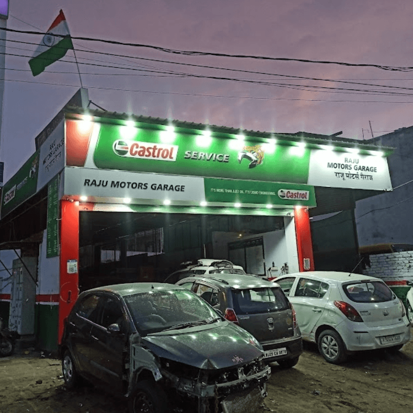 Raju Motors garage business photograph