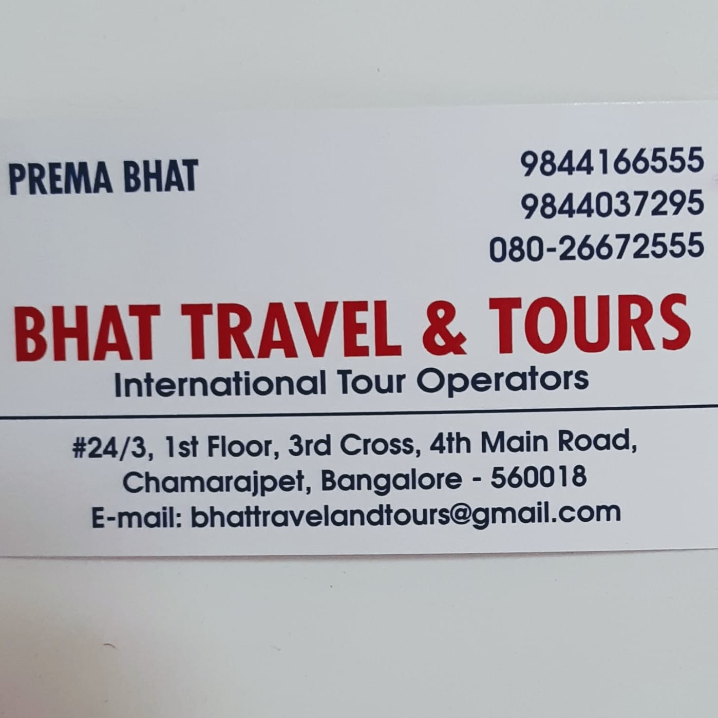 Bhat Travel & Tours business photograph