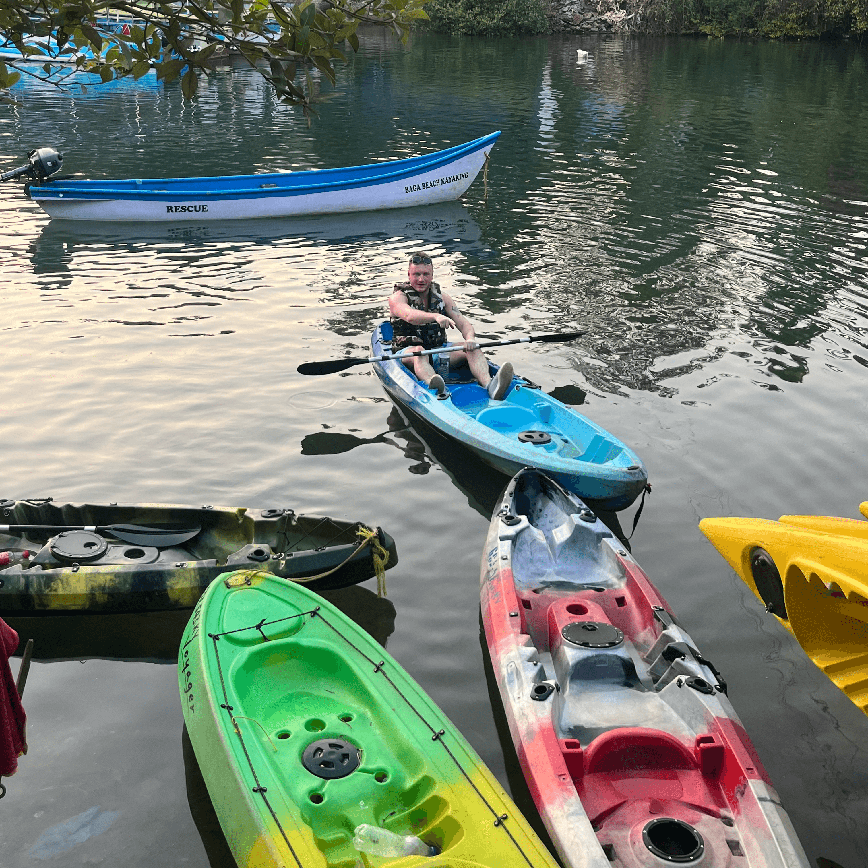 Sunrise mangrove kayaking baga business photograph