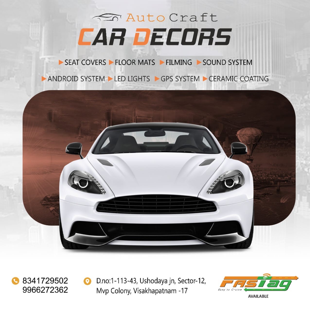 Auto Craft Car Decors : Car Decors In Visakhapatnam business photograph