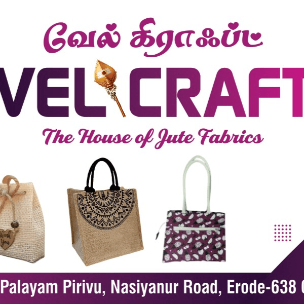 Vel Craft - Jute Bags & Cotton Bags business photograph