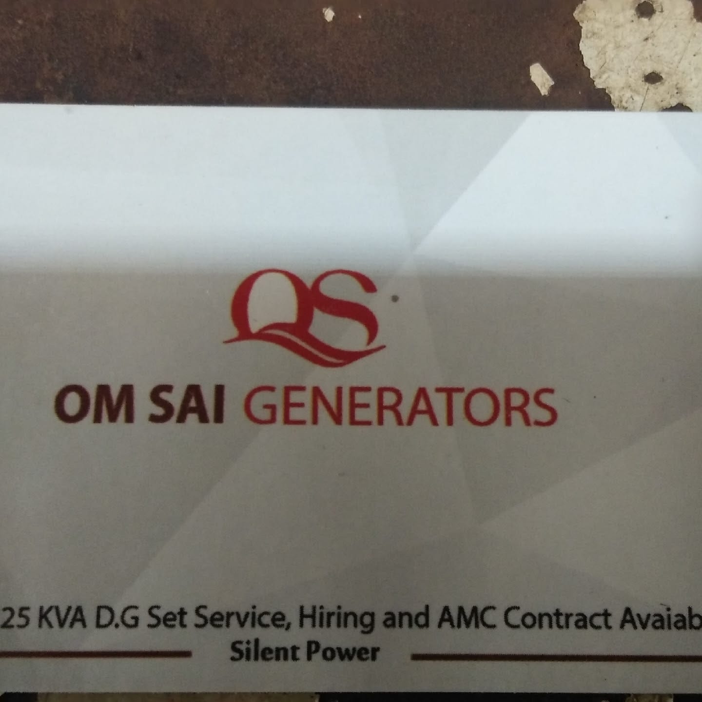 om sai generator ..generator rent. Vadodara Ripening and service business photograph