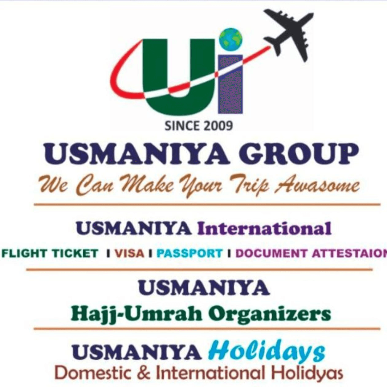 Usmaniya International Travel Services business photograph
