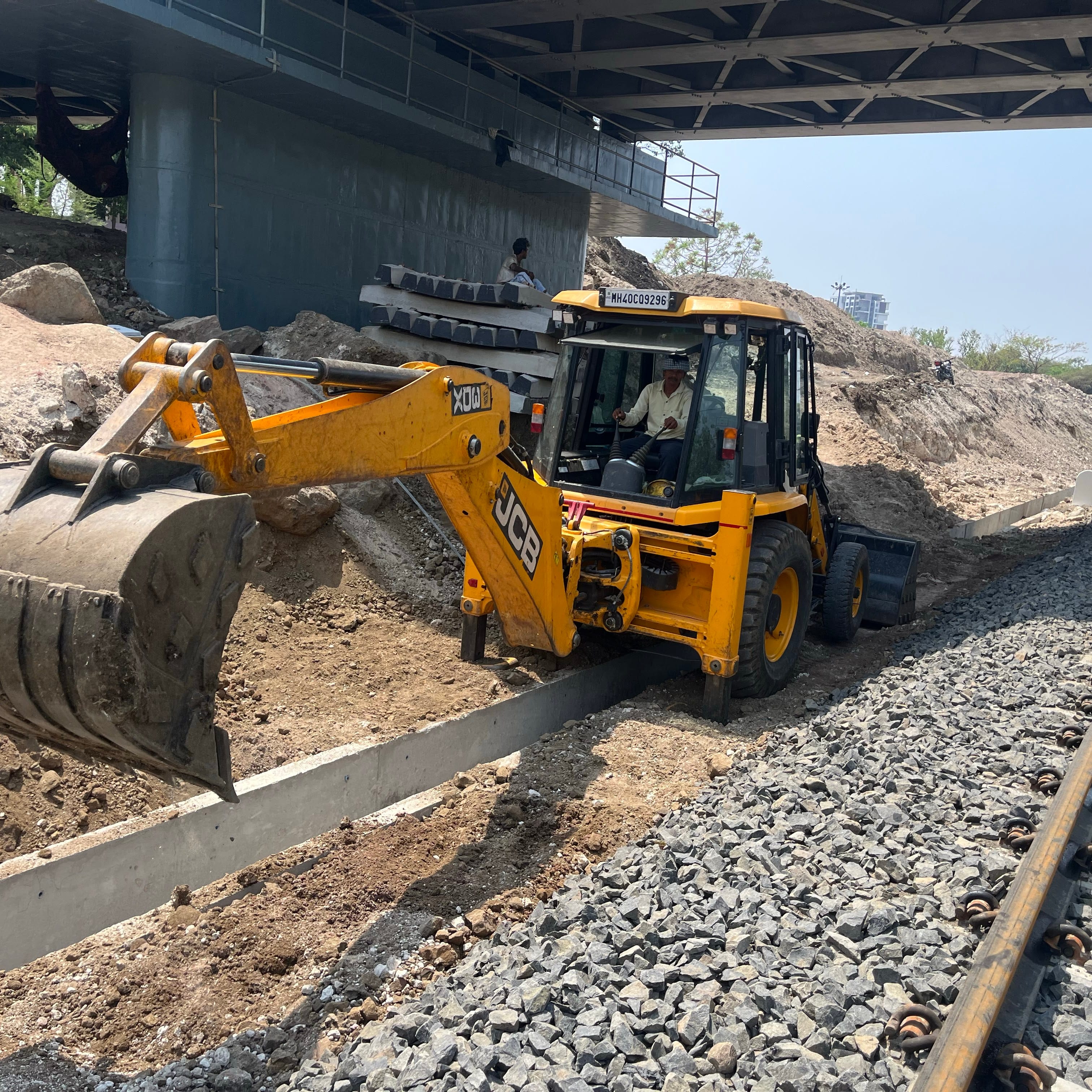 Jcb rental service business photograph