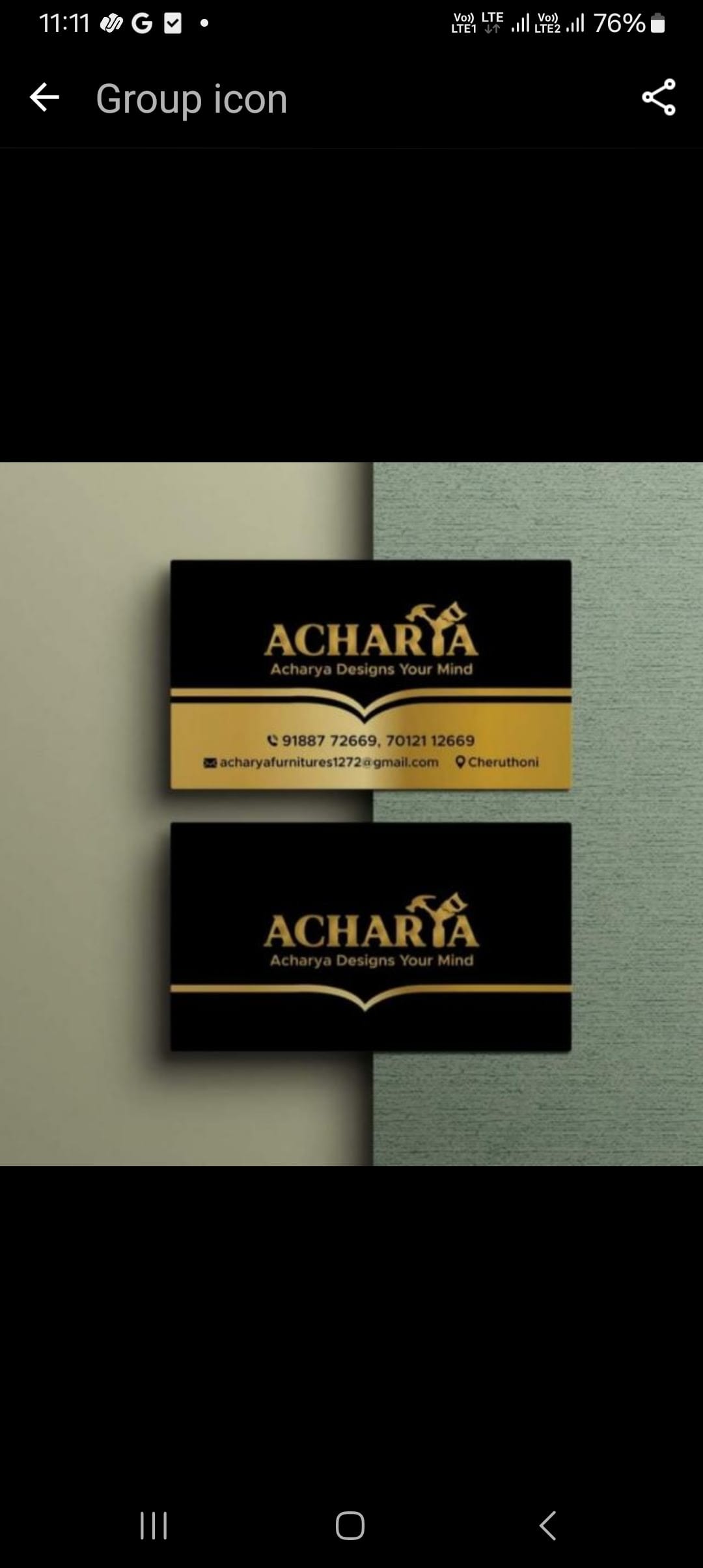 Acharya furniture's business photograph