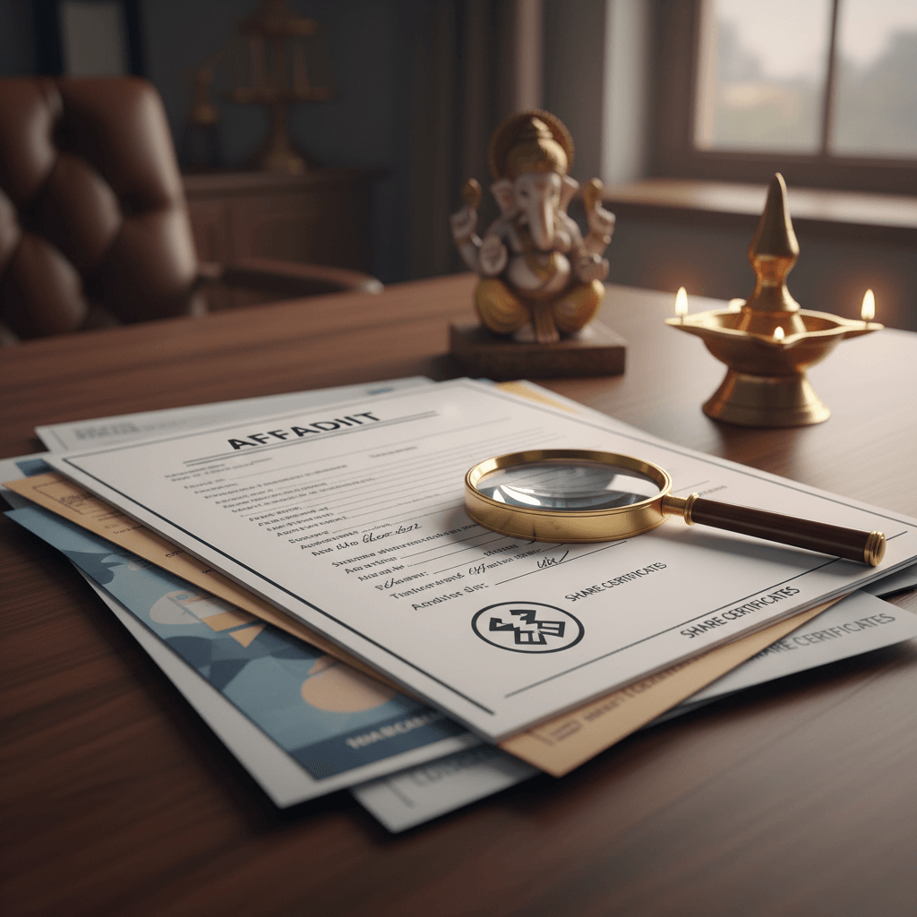 Compare Prices & Get Best Deals for Affidavit for Lost Share Certificates in Raipur