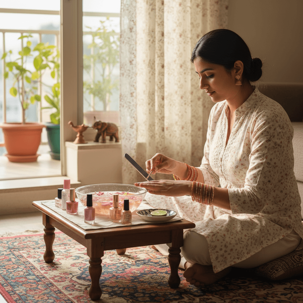 Compare Prices & Get Best Deals for Manicure at Home in Pimpri-Chinchwad