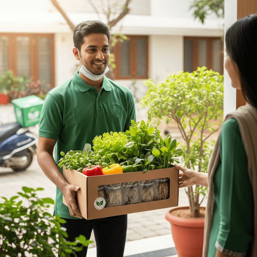 Hydroponic Vegetables Delivery in Shripad Nagar, Sangli District
