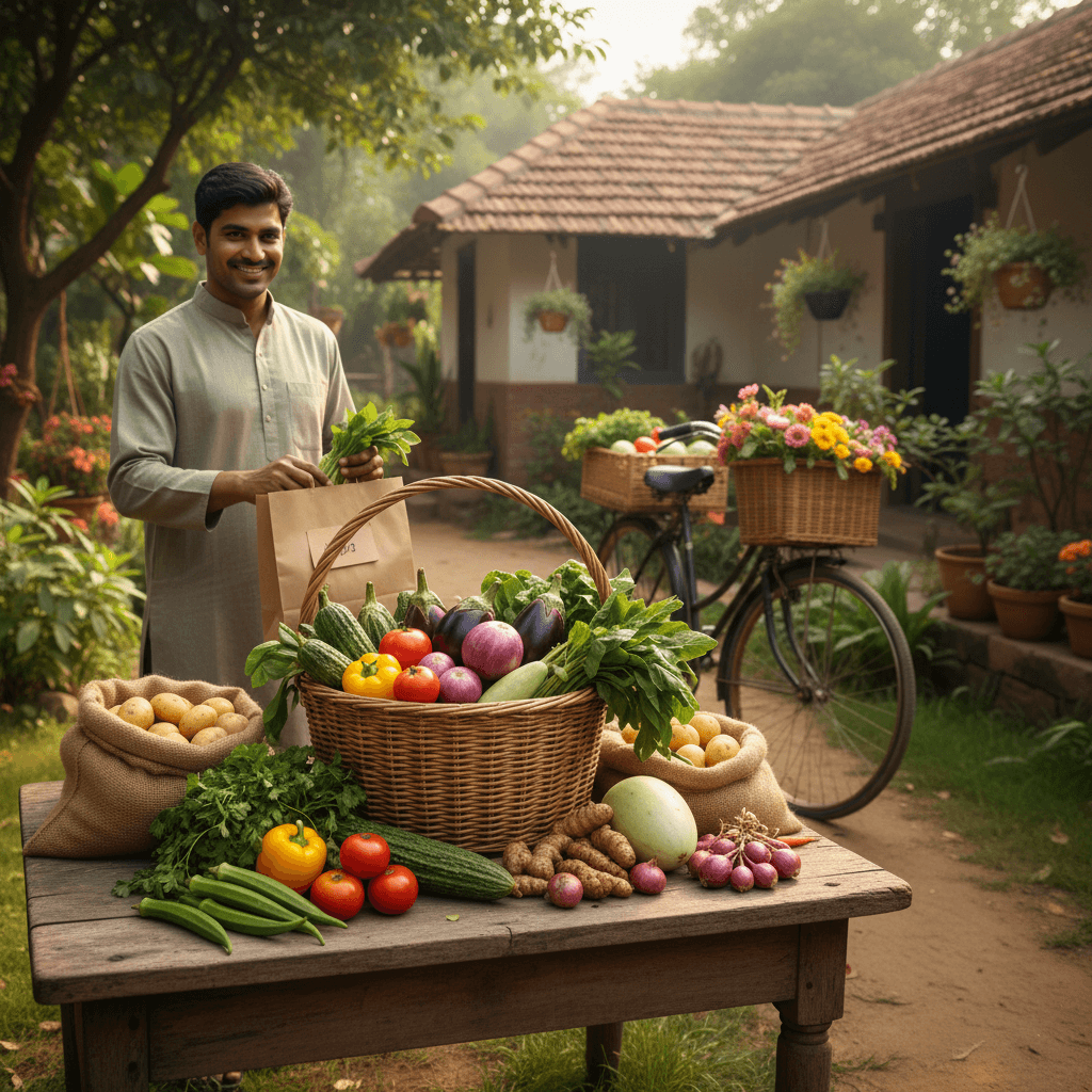 Compare Prices & Get Deals for Locally Grown Seasonal Vegetables Home Delivery in Bidar