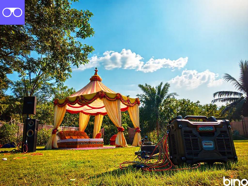 Shamiyana Tent Rental with Sound System & Generator in Santacruz East, Mumbai