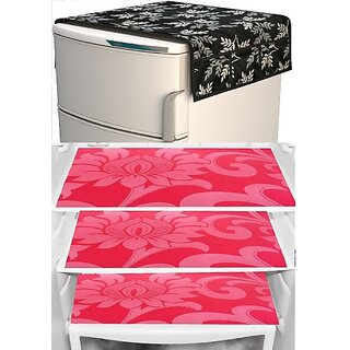 REVEXO Refrigerator Cover (Width: 20 cm, Multicolor)