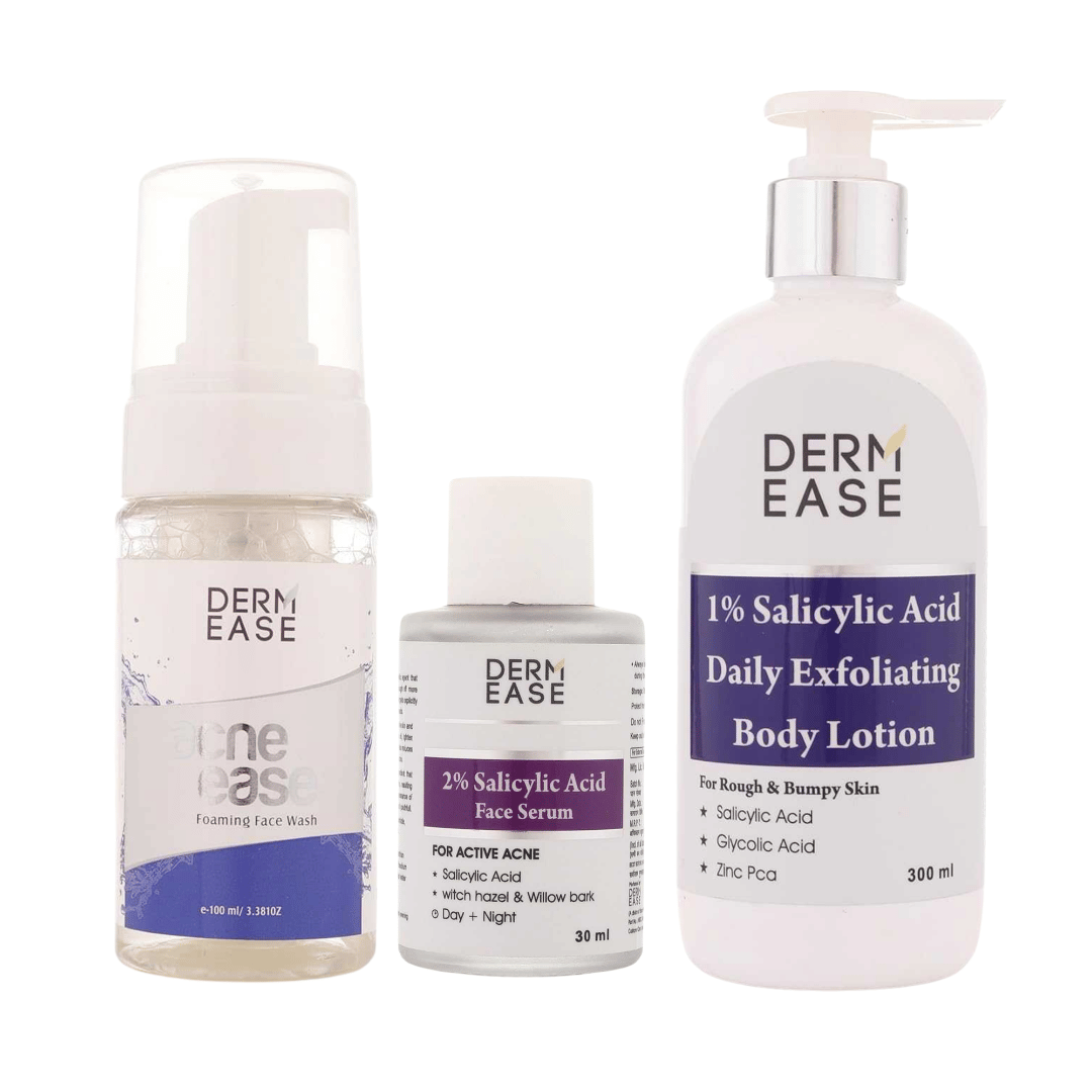 Dermease Acne Control Combo Cleanse, Exfoliate & Clear