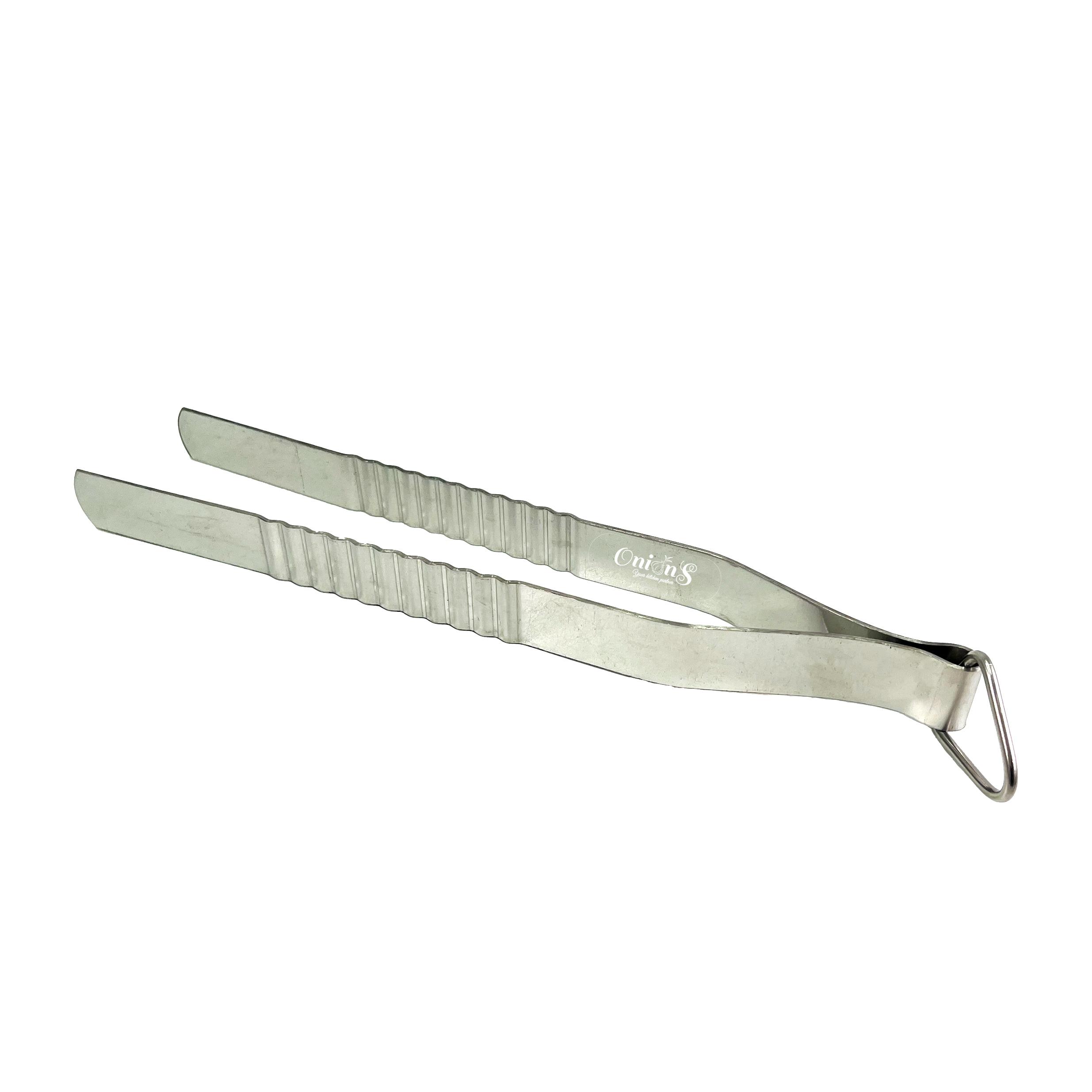 Onions Stainless Steel Sanman Kitchen Tongs, Chimta for Roti, Chapati Chimta, chipya,