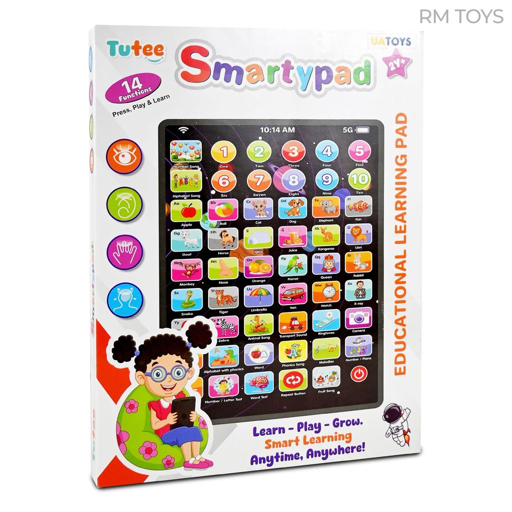 Smartypad Educational Tablet Toy for Kids with 14 Functions view 2