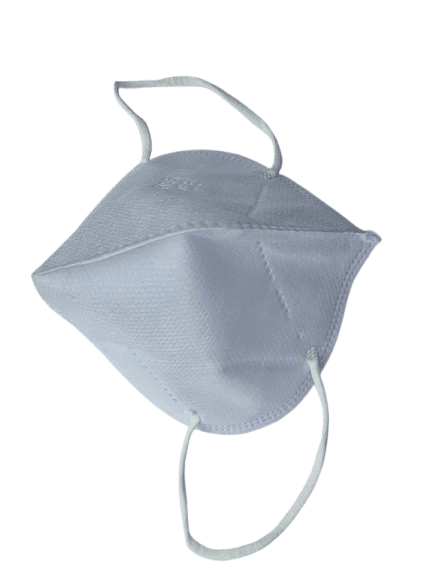 N95 CE Certified White Protective Face Mask with Elastic Ear Loops view 2