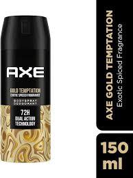 Axe Gold Temptation - Long Lasting Deodorant, Body Spray, For Men, 150 Ml