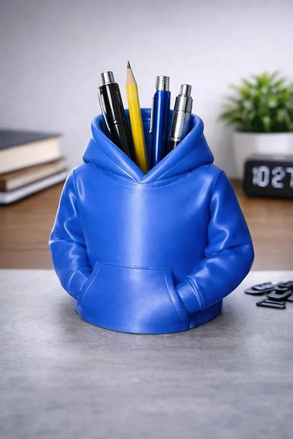 Hoodie Style Pen Holder (BLUE)