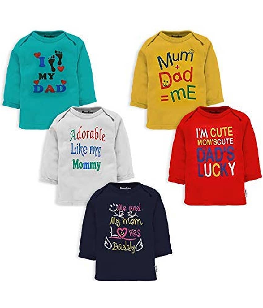 NammaBaby Pack of 5 Boys Cotton Sweatshirt ( Multi )
