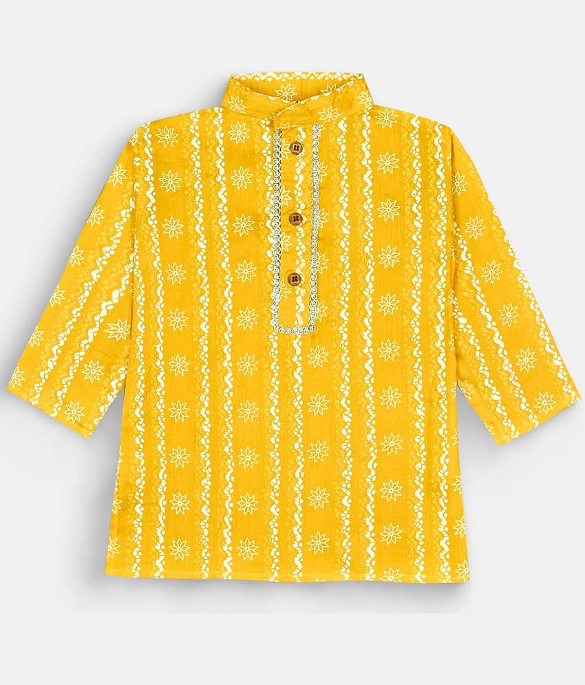 mustmom Baby Boys Bright soft and comfortable Ethnic Kurta and Dhoti Set view 2
