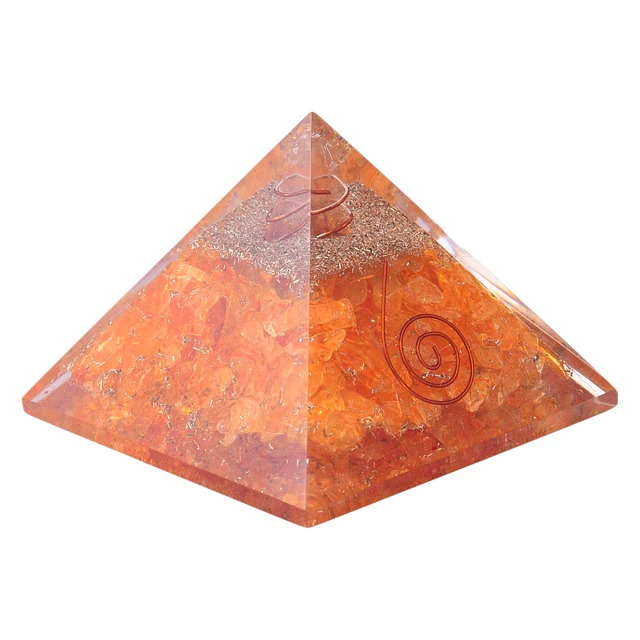 Citrine Orgone Pyramid Reiki Healing, Vastu Feng Shui, Meditation, Yoga, Home, Office Decor Gift(KI_100) by Krishna Impex view 2