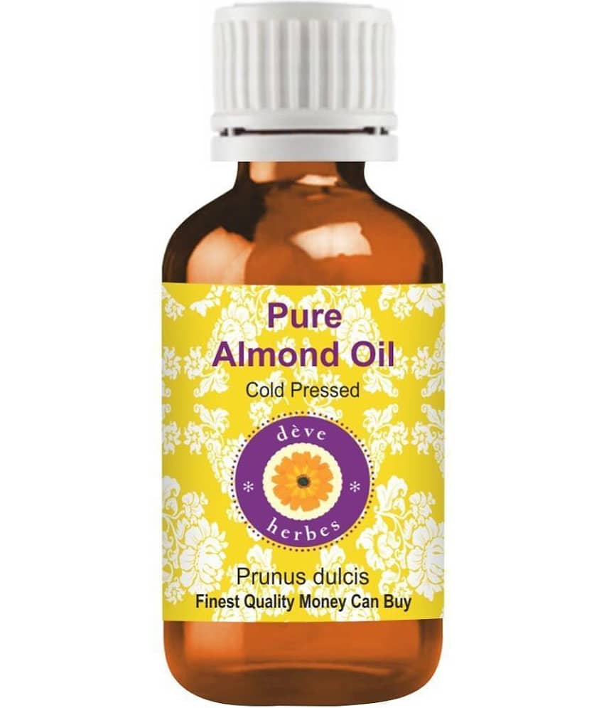 Deve Herbes Pure Almond (Prunus dulcis) Carrier Oil 100 mL