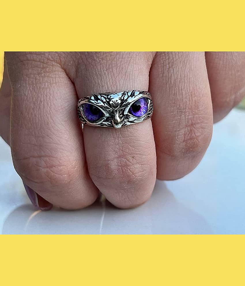 Silver Shine - Purple Rings ( Pack of 1 ) view 2