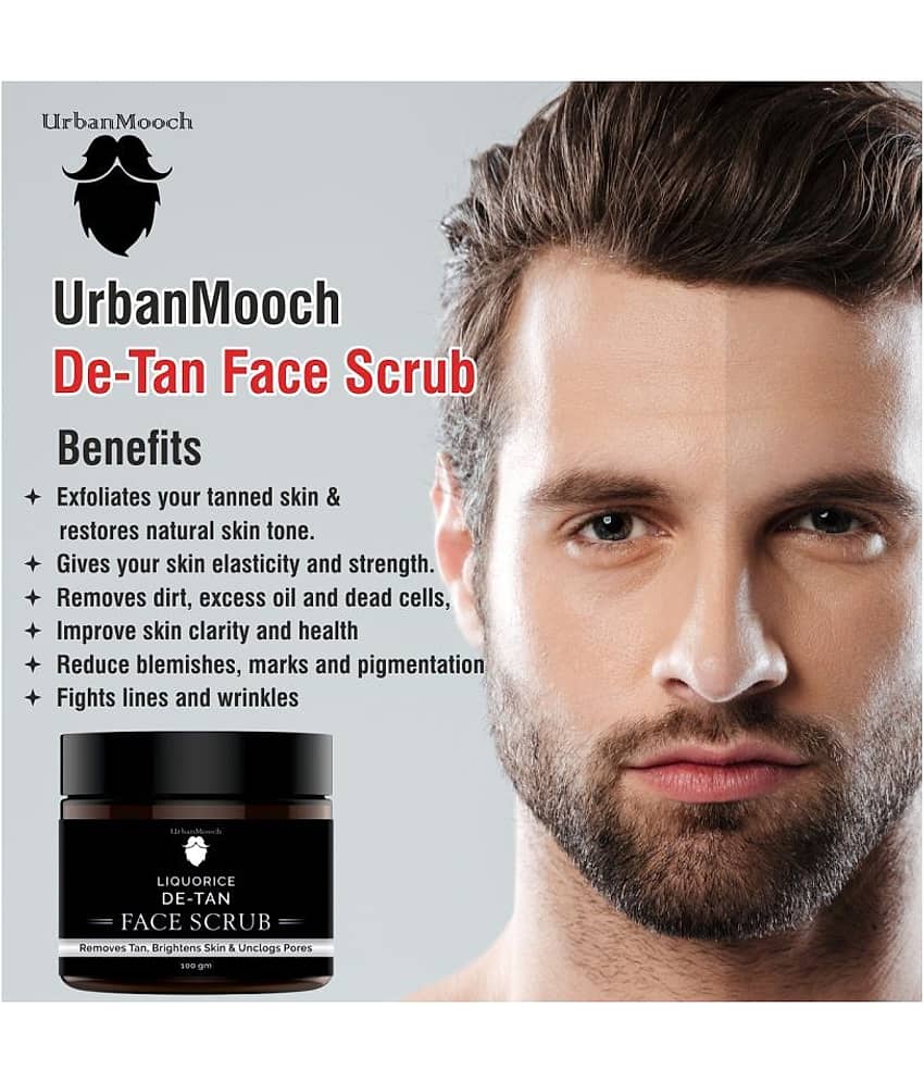 UrbanMooch Skin Brightening De-Tan Facial Scrub 100 g