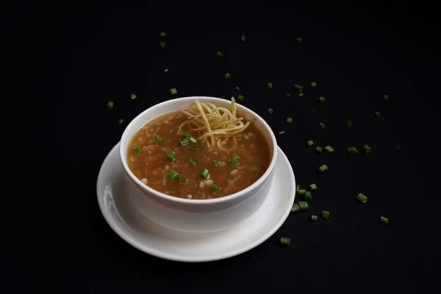 Veg manchow soup