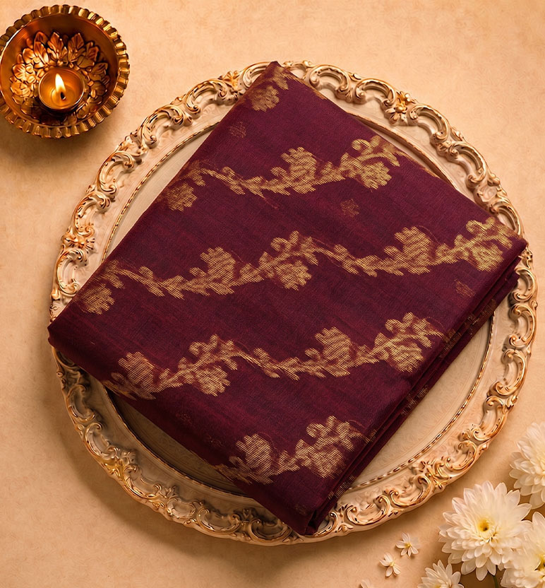 Handloom Chanderi Silk Cotton Saree