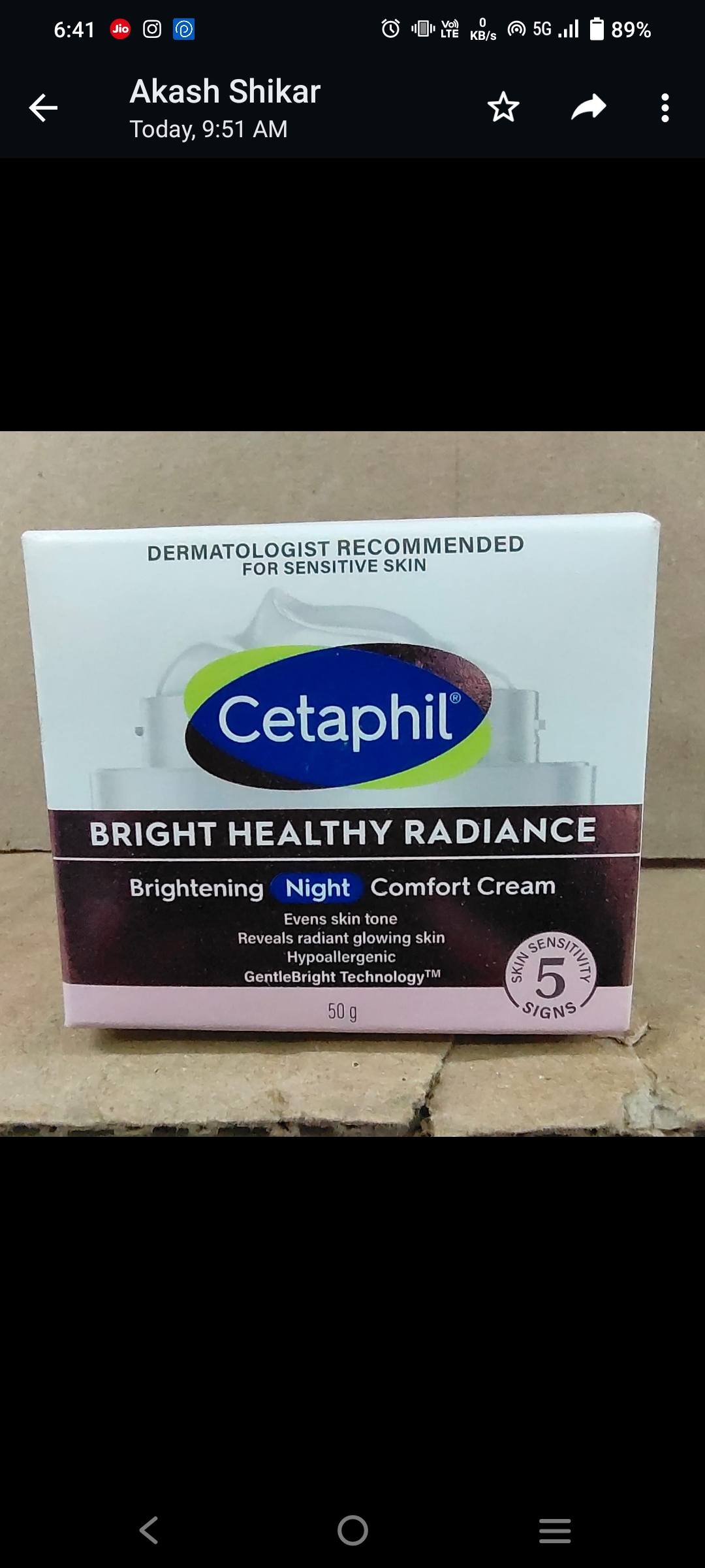 Cetaphil bright healthy radiance cream